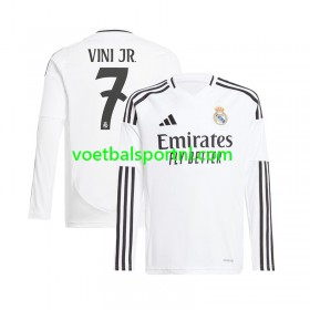 Real Madrid Vinicius Junior 7 Thuis Shirt 2024-25 L/S